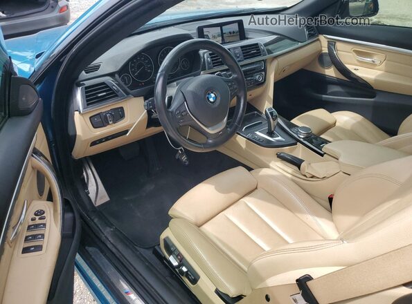 WBA4Z1C04L5P69677 2020 BMW 4 SERIES Turquoise Առջևի վահանակի տեսք