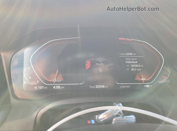 WBA53AP01MCG52316 2021 BMW 4 SERIES Gray Սարքավորումների վահանակի տեսք