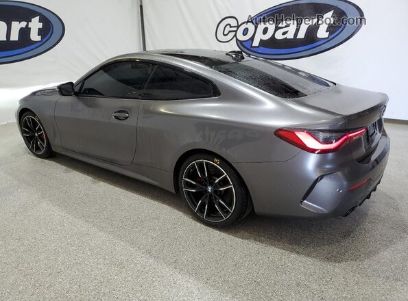 WBA53AP01MCG52316 2021 BMW 4 SERIES Gray Հետևի ձախ