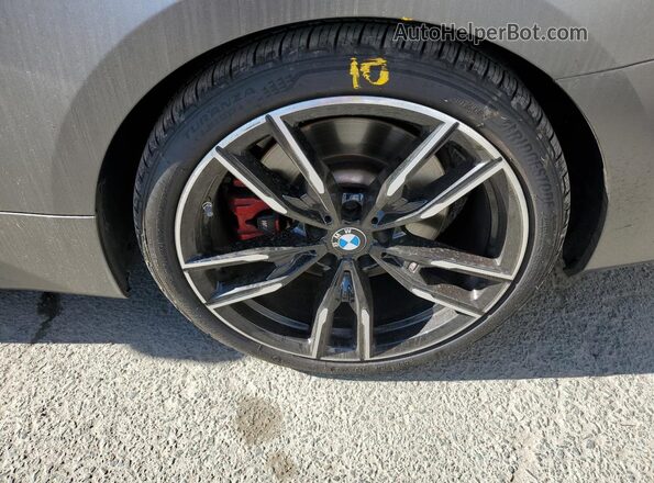 WBA53AP01MCG52316 2021 BMW 4 SERIES Gray VIN կոդի պիտակի տեսք
