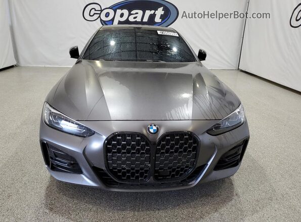 WBA53AP01MCG52316 2021 BMW 4 SERIES Gray Դիմացի տեսք