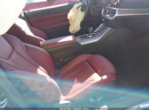 WBA53AP01NCJ66572 2022 BMW 4 SERIES Black Widok wnętrza z przodu