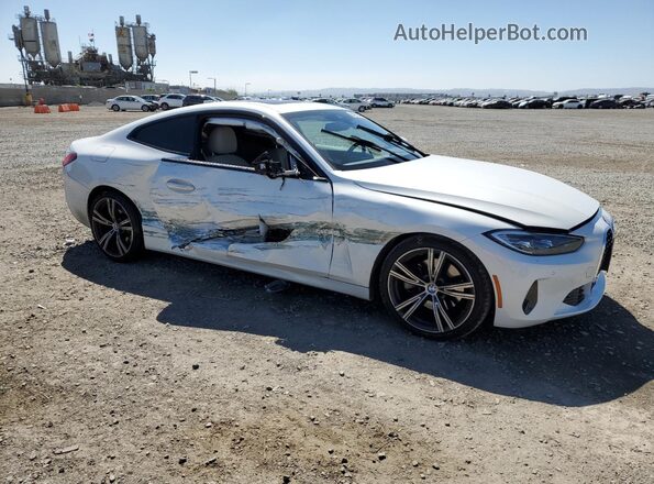 WBA53AP02MCG44662 2021 BMW 4 SERIES White Передня права чверть