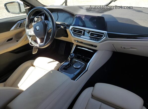 WBA53AP02MCG44662 2021 BMW 4 SERIES White Вид панелі приладів