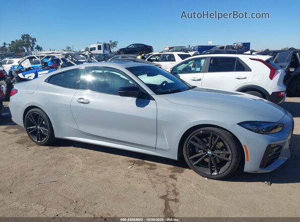 WBA53AP04NCJ69403 2022 BMW 4 SERIES Pewter უკანა სალონის ხედი
