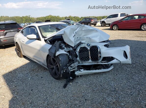 WBA53AP07MCG25122 2021 BMW 4 SERIES White Przód prawy