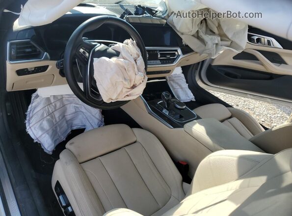 WBA53AP07MCG25122 2021 BMW 4 SERIES White Widok deski rozdzielczej