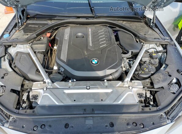 WBA53AT01NCJ16700 2022 BMW M4 Silver Вид задньої частини салону