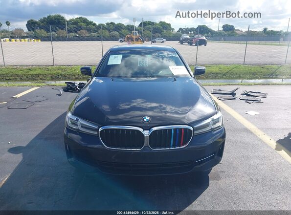 WBA53BH02MWX04357 2021 BMW 5 SERIES Black Widok wnętrza z tyłu
