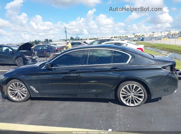 WBA53BH02MWX04357 2021 BMW 5 SERIES Black 