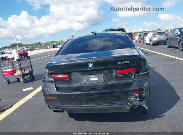 WBA53BH02MWX04357 2021 BMW 5 SERIES Black 