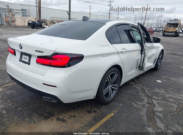 WBA53BH04NCJ34686 2022 BMW 5 SERIES White Հետևի աջ