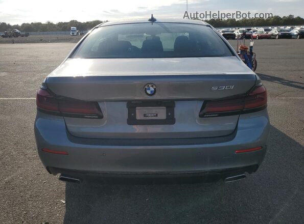 WBA53BH04PCN04134 2023 BMW 5 SERIES Серебряный Вид сзади