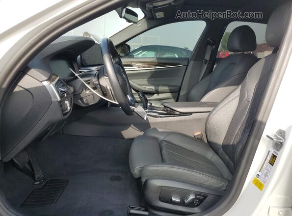 WBA53BH06PWY20326 2023 BMW 5 SERIES White Вид салону спереду