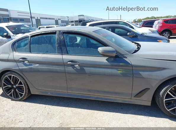 WBA53BH09NWX44940 2022 BMW 5 SERIES Серый Вид щитка приборов