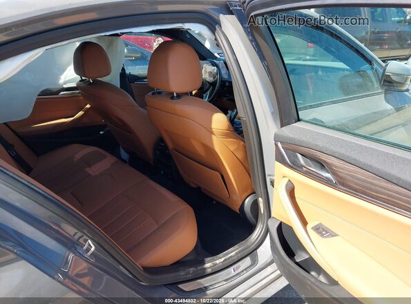 WBA53BH09NWX44940 2022 BMW 5 SERIES Серый Вид наклейки с VIN-кодом