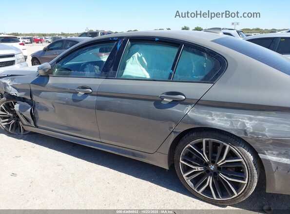 WBA53BH09NWX44940 2022 BMW 5 SERIES Серый Вид задней части салона