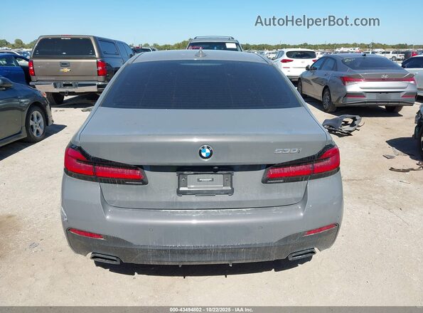 WBA53BH09NWX44940 2022 BMW 5 SERIES Серый 