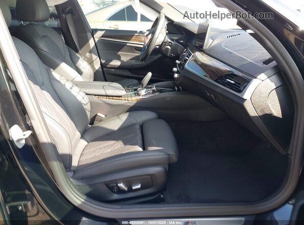 WBA53BH04NCJ25177 2022 BMW 5 SERIES Black Widok wnętrza z przodu