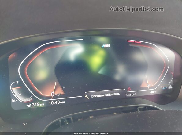 WBA53BH04NCJ25177 2022 BMW 5 SERIES Black Widok tylnych siedzeń