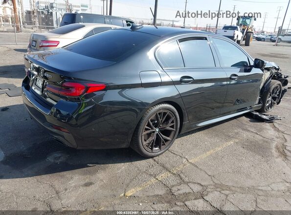 WBA53BH04NCJ25177 2022 BMW 5 SERIES Black Tył prawy