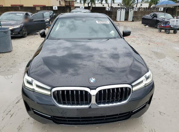 WBA53BH0XNWX41500 2022 BMW 5 SERIES Black Դիմացի տեսք