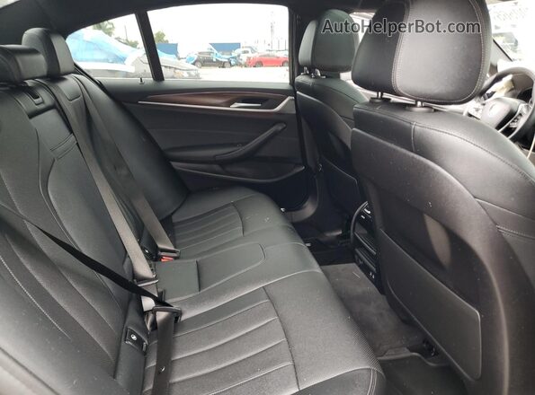 WBA53BH0XNWX41500 2022 BMW 5 SERIES Black Հետևի նստատեղերի տեսք