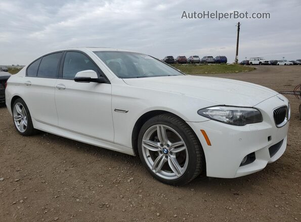 WBA5A7C5XGG642257 2016 BMW 5 SERIES White Передня права чверть