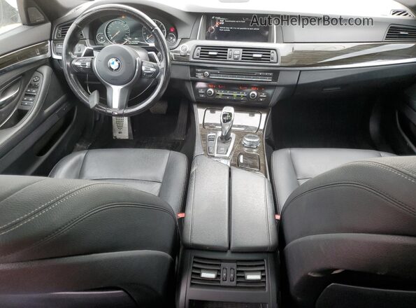 WBA5A7C5XGG642257 2016 BMW 5 SERIES White Вид панелі приладів