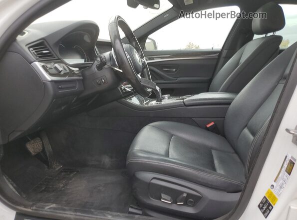 WBA5A7C5XGG642257 2016 BMW 5 SERIES White Вид салону спереду