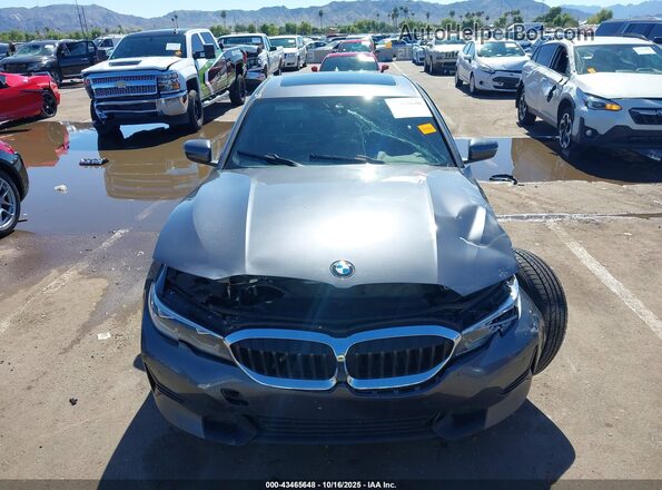 WBA5R1C00LFH45538 2020 BMW 3 SERIES Gray ხელსაწყოთა პანელის ხედი