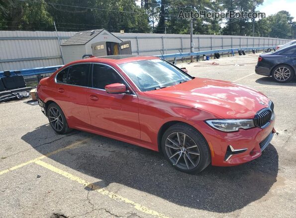 WBA5R1C00LFH66888 2020 BMW 3 SERIES Красный Передняя правая четверть