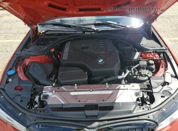WBA5R1C00LFH66888 2020 BMW 3 SERIES Красный Вид задней части салона