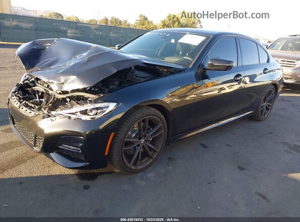 WBA5R1C06MFL37589 2021 BMW 3 SERIES Black Front left