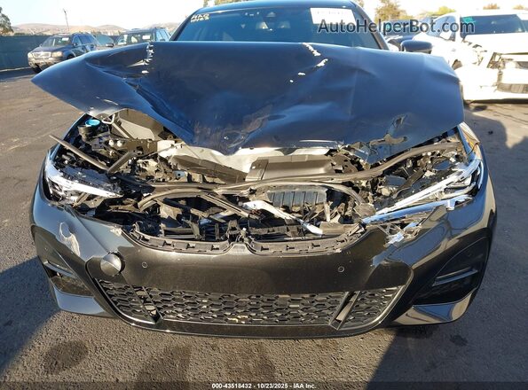 WBA5R1C06MFL37589 2021 BMW 3 SERIES Black Front view