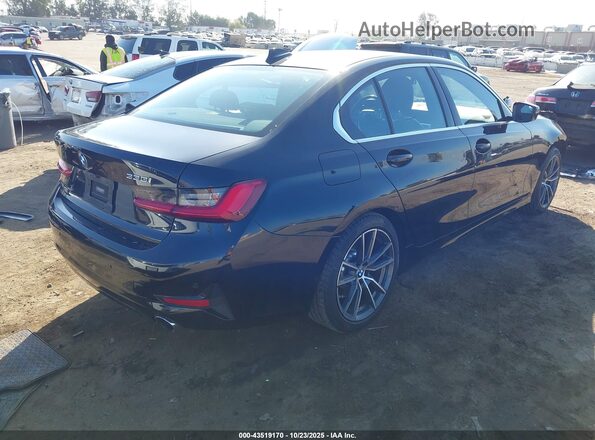 WBA5R1C08LFH40491 2020 BMW 3 SERIES Black Задня права чверть
