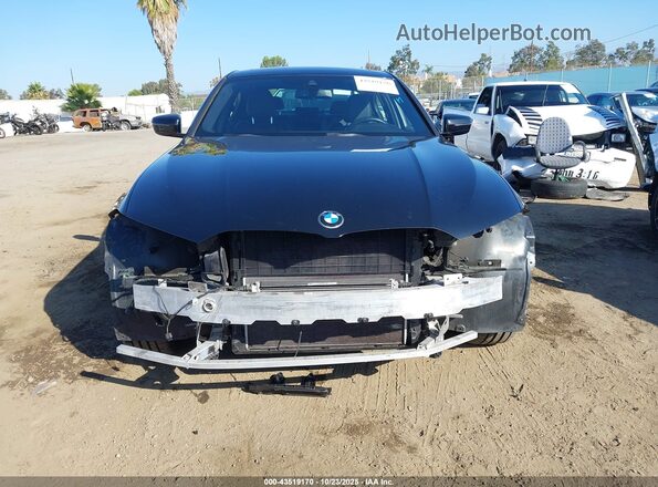 WBA5R1C08LFH40491 2020 BMW 3 SERIES Black Вид задньої частини салону