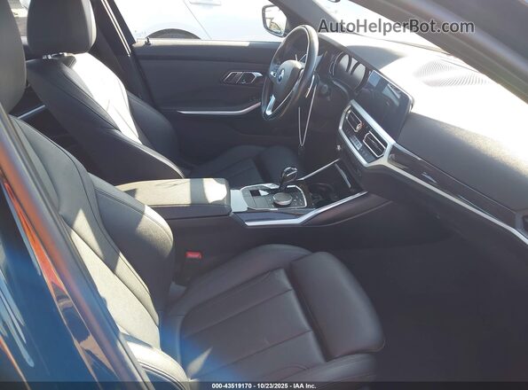 WBA5R1C08LFH40491 2020 BMW 3 SERIES Black Вид салону спереду