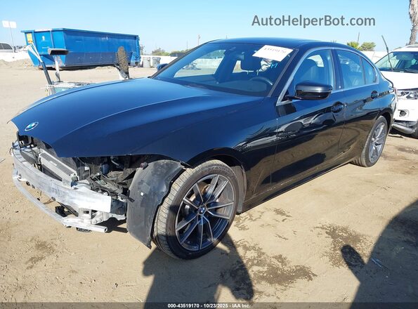 WBA5R1C08LFH40491 2020 BMW 3 SERIES Black Передня ліва чверть