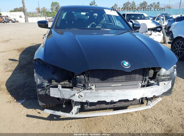 WBA5R1C08LFH40491 2020 BMW 3 SERIES Black Вид спереду