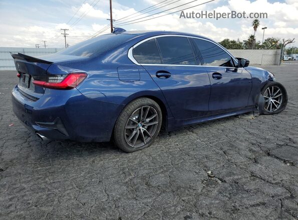 WBA5R1C09LFH66551 2020 BMW 3 SERIES Синий Задняя правая четверть