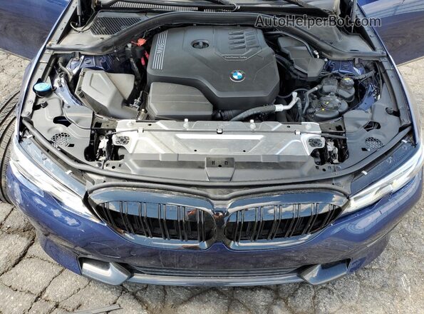 WBA5R1C09LFH66551 2020 BMW 3 SERIES Синий Вид задней части салона