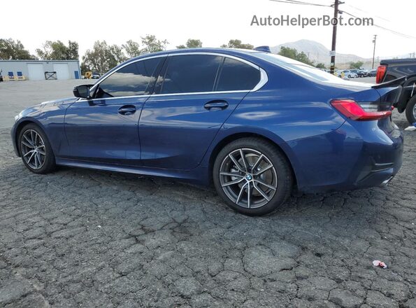 WBA5R1C09LFH66551 2020 BMW 3 SERIES Синий Задняя левая четверть