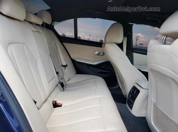 WBA5R1C09LFH66551 2020 BMW 3 SERIES Синий Вид задних сидений
