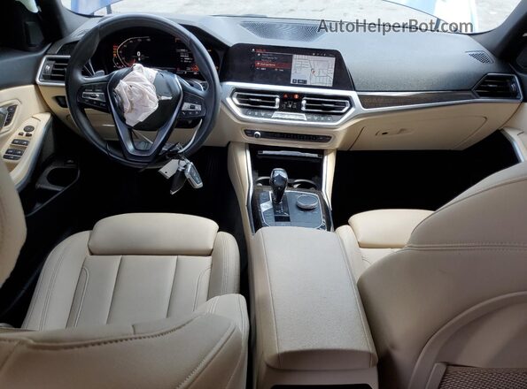 WBA5R1C09LFH66551 2020 BMW 3 SERIES Синий Вид панели приборов