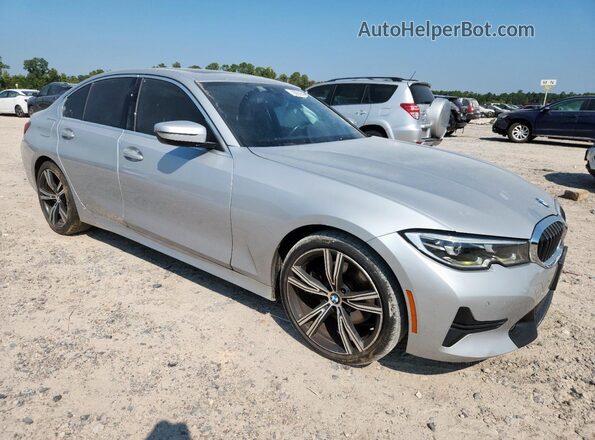 WBA5R1C0XLFH41402 2020 BMW 3 SERIES Серебряный Передняя правая четверть