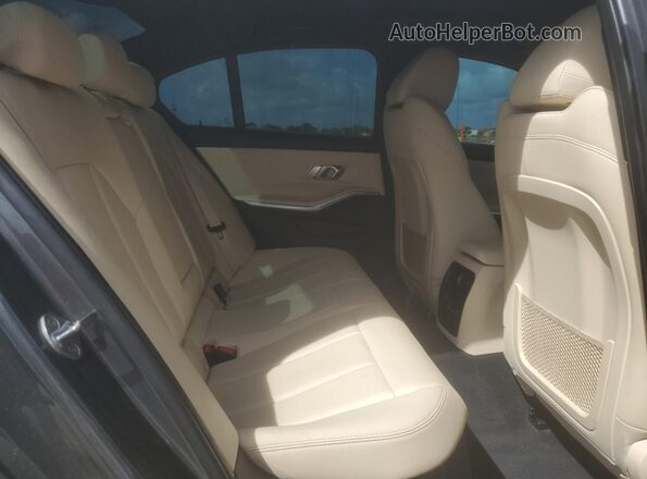 WBA5R7C06LFH69572 2020 BMW 3 SERIES Серый Вид задних сидений