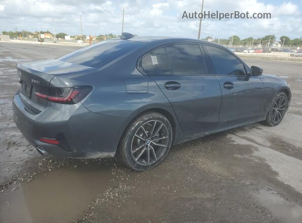 WBA5R7C06LFH69572 2020 BMW 3 SERIES Серый Задняя правая четверть