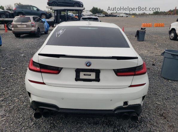 WBA5R7C0XLFH50488 2020 BMW 3 SERIES White Widok z tyłu