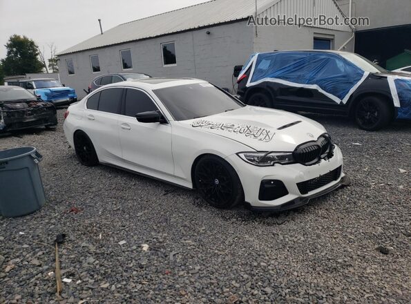 WBA5R7C0XLFH50488 2020 BMW 3 SERIES White Przód prawy